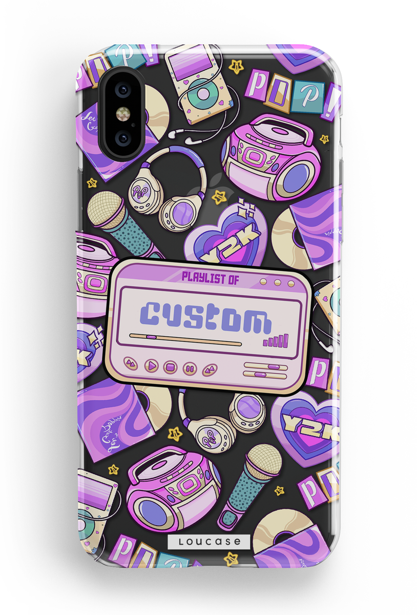 Bubblegum Beats KLEARLUX Special Edition Playlist Collection Phone Case LOUCASE