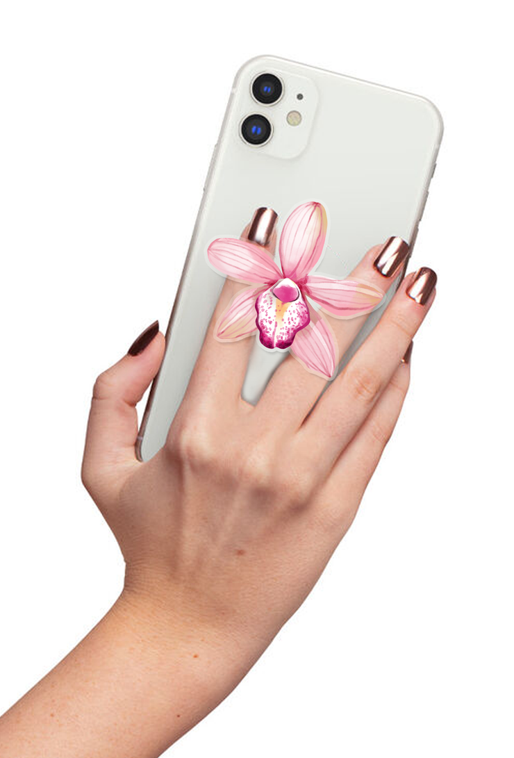 Baby Pink Orchid - GRIPUP™ Special Edition Orkedia Collection Phone Grip | LOUCASE