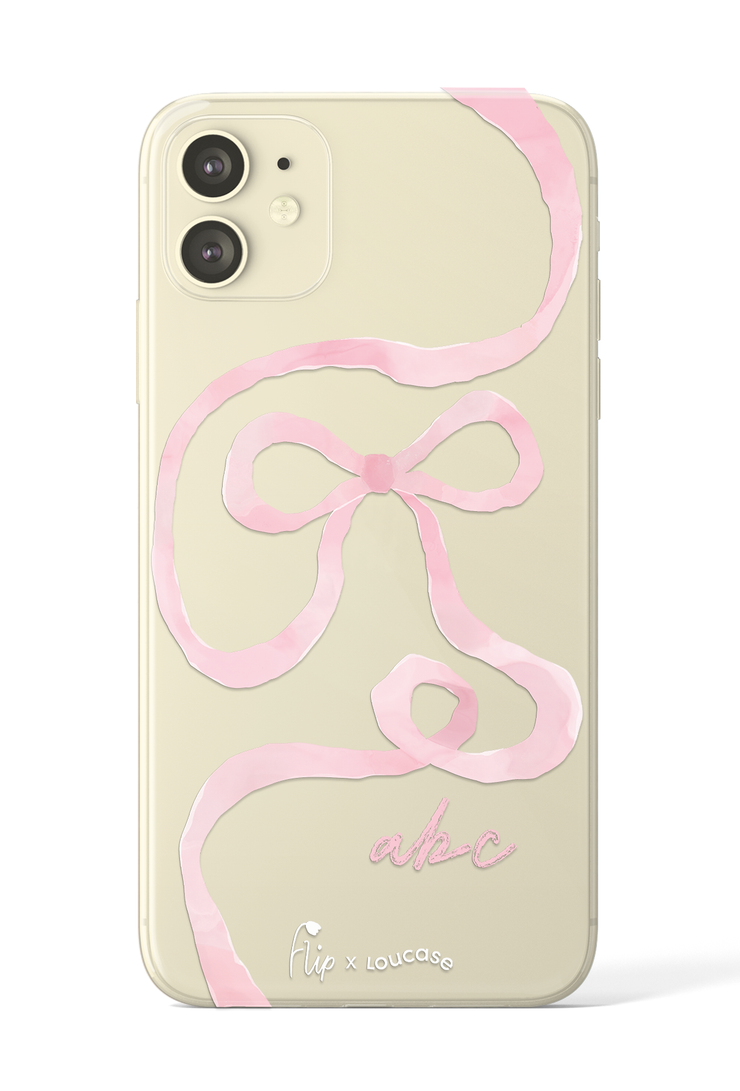 Bow Blush - KLEARLUX™ Limited Edition Flip x Loucase Phone Case | LOUCASE