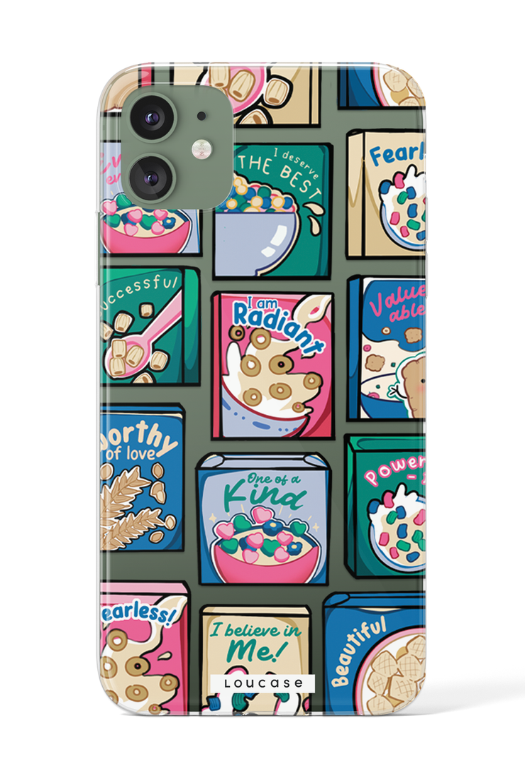 Cereal Quotes - KLEARLUX™ Special Edition Sunday Market Collection Phone Case | LOUCASE