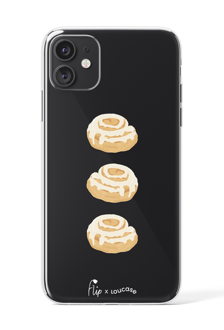 Cinnamon Swirl - KLEARLUX™ Limited Edition Flip x Loucase Phone Case | LOUCASE