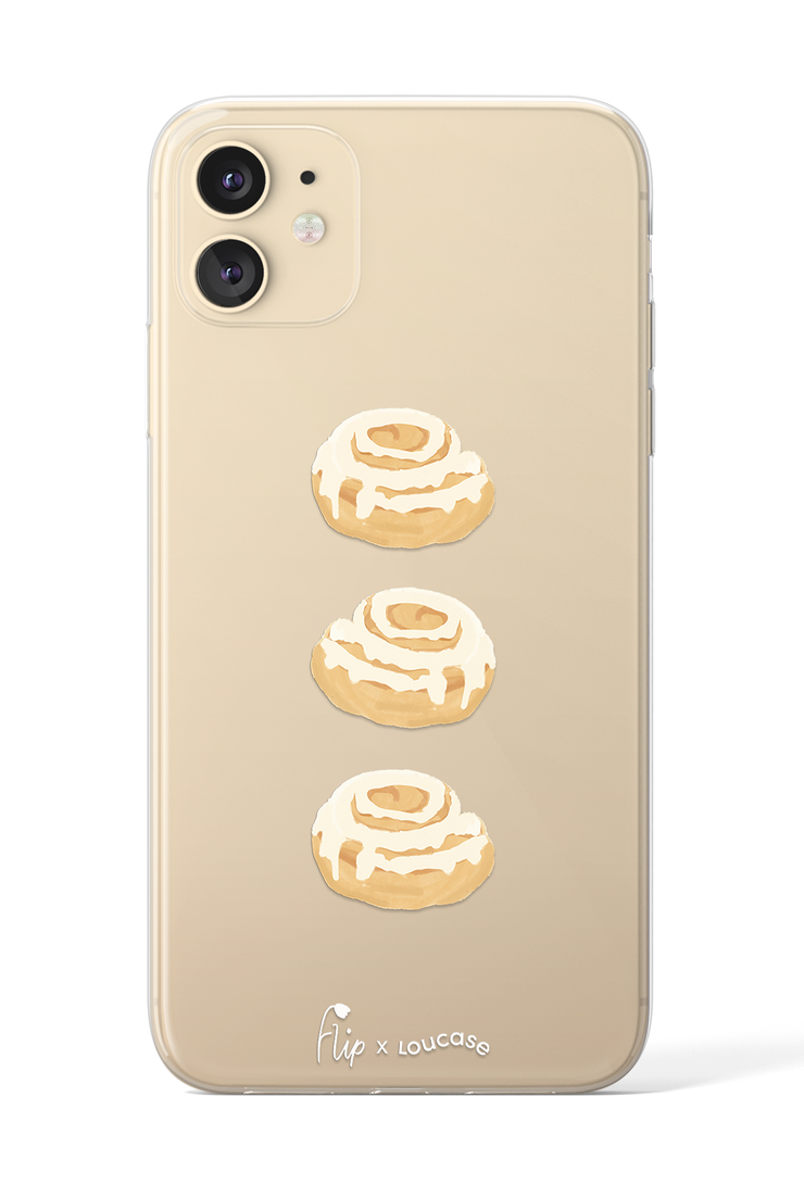 Cinnamon Swirl - KLEARLUX™ Limited Edition Flip x Loucase Phone Case | LOUCASE