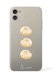 Cinnamon Swirl - KLEARLUX™ Limited Edition Flip x Loucase Phone Case | LOUCASE