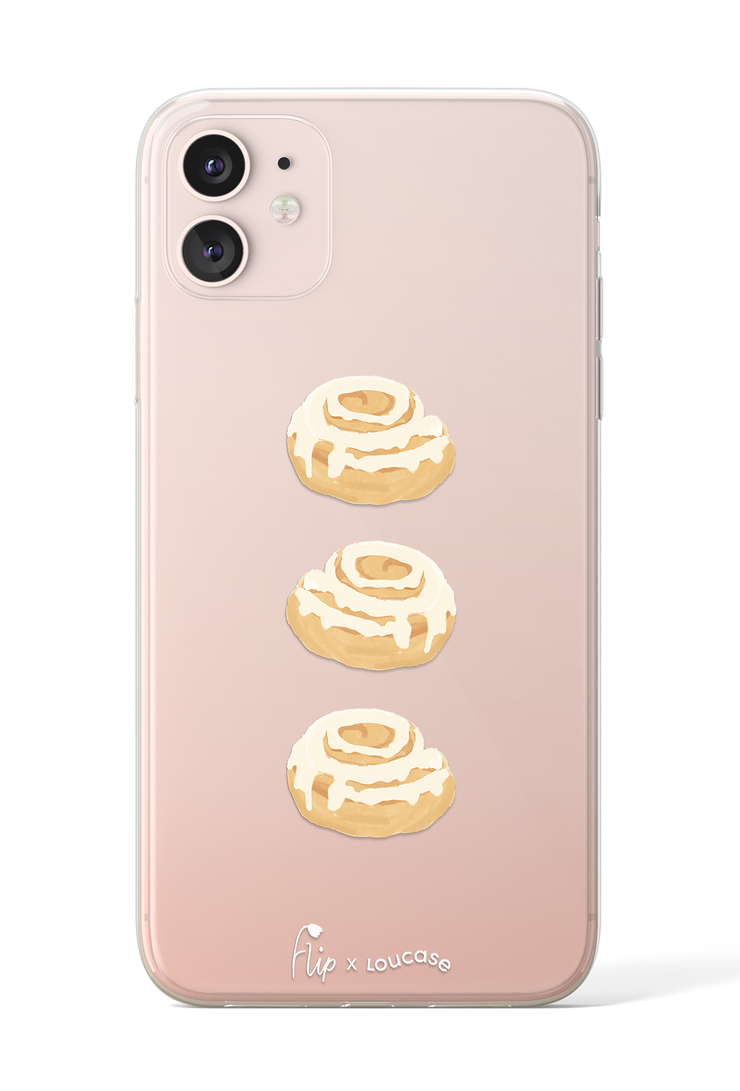 Cinnamon Swirl - KLEARLUX™ Limited Edition Flip x Loucase Phone Case | LOUCASE