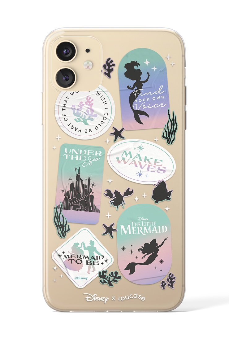 Follow Your Voice - KLEARLUX™ Disney x Loucase The Little Mermaid Collection Phone Case | LOUCASE