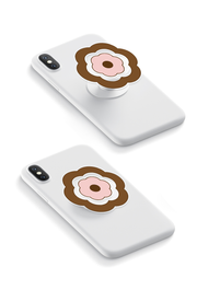 Hana GripUp in Brown - GRIPUP™ Limited Edition Machino x Loucase Phone Case | LOUCASE