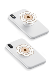 Hana GripUp in White - GRIPUP™ Limited Edition Machino x Loucase Phone Case | LOUCASE