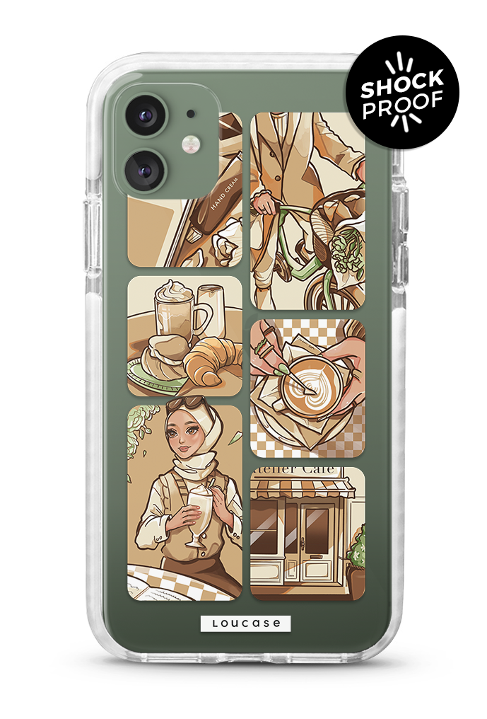 Hazel Latte - PROTECH™ Special Edition Café Soireé Collection Phone Case | LOUCASE