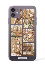 Hazel Latte - KLEARLUX™ Special Edition Café Soireé Collection Phone Case | LOUCASE