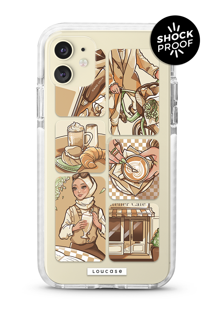 Hazel Latte - PROTECH™ Special Edition Café Soireé Collection Phone Case | LOUCASE