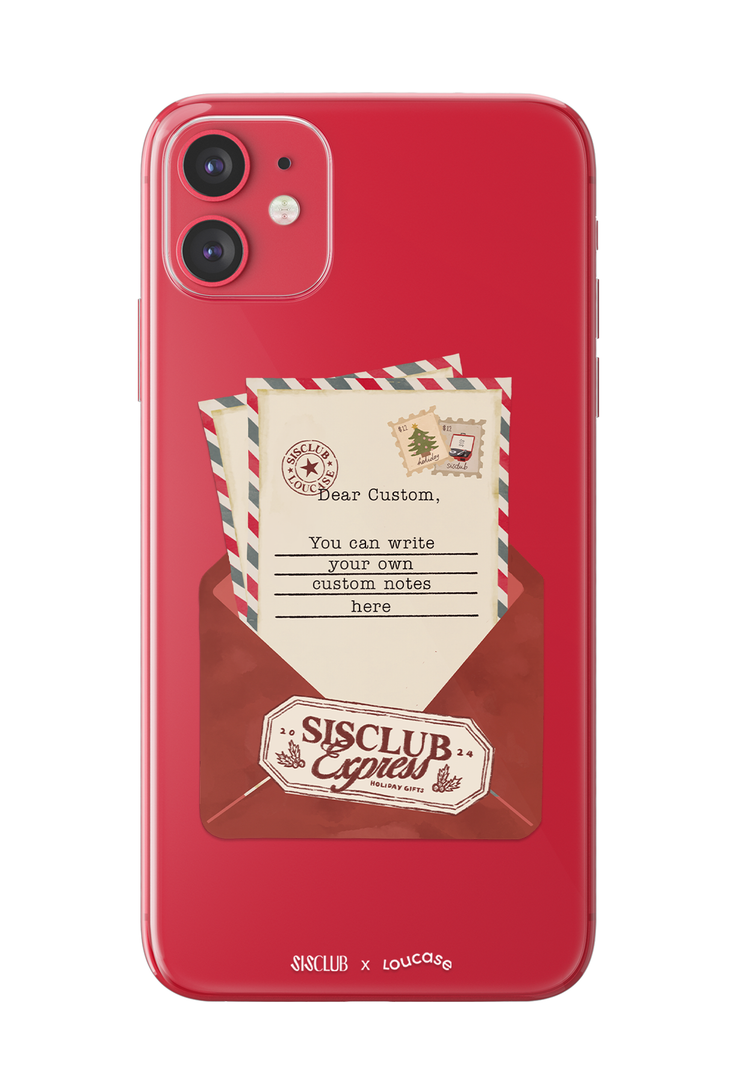 Holiday Note - KLEARLUX™ Limited Edition Sis Club x Loucase Phone Case | LOUCASE