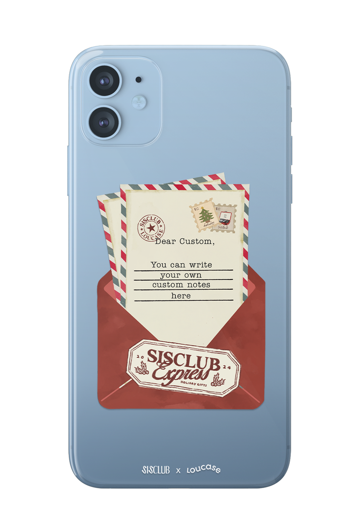 Holiday Note - KLEARLUX™ Limited Edition Sis Club x Loucase Phone Case | LOUCASE