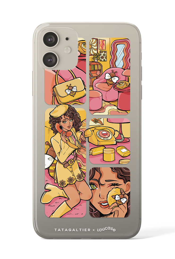 Honey Bee - KLEARLUX™ Limited Edition Tatagaltier x Loucase Phone Case | LOUCASE