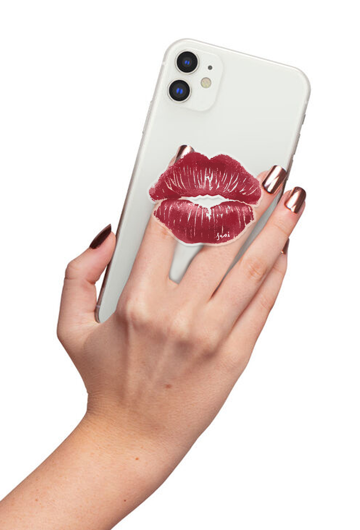 Kisses - GRIPUP™ Limited Edition Saoi x Loucase Phone Case | LOUCASE