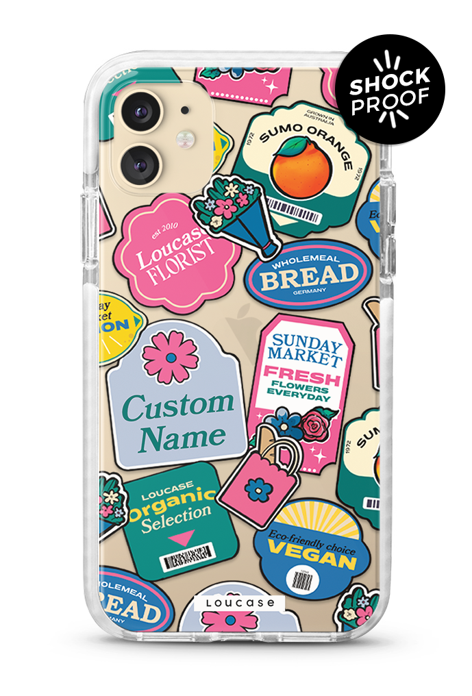 Label It - PROTECH™ Special Edition Sunday Market Collection Phone Case | LOUCASE
