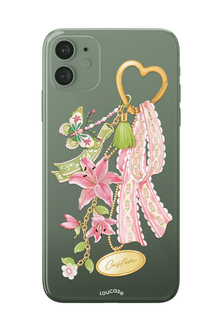 Lily Charm - KLEARLUX™ Special Edition Eden Collection Phone Case | LOUCASE