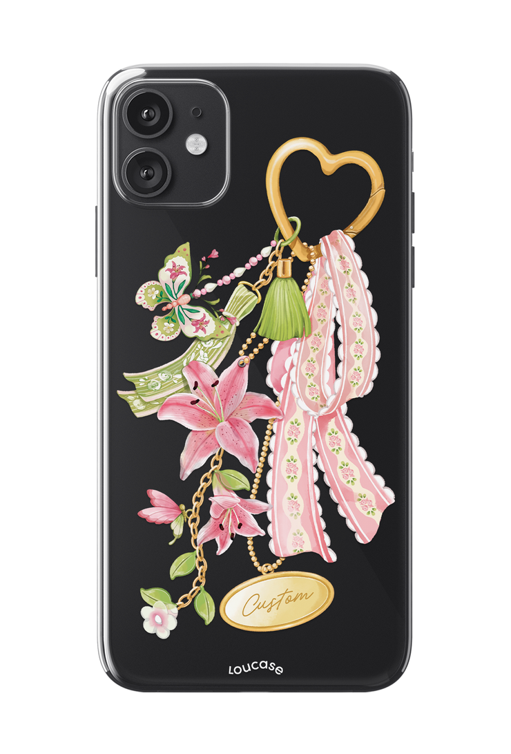Lily Charm - KLEARLUX™ Special Edition Eden Collection Phone Case | LOUCASE