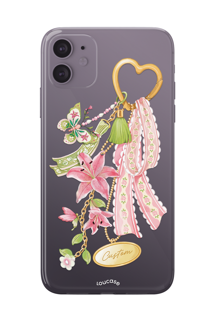 Lily Charm - KLEARLUX™ Special Edition Eden Collection Phone Case | LOUCASE