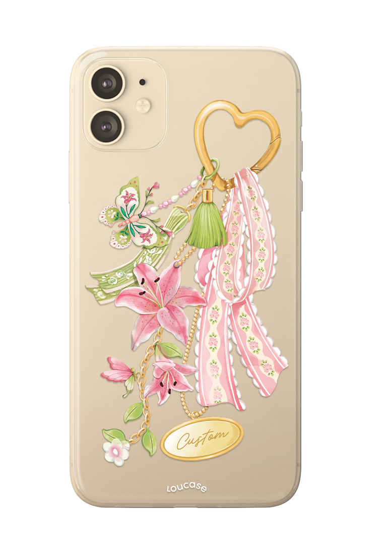 Lily Charm - KLEARLUX™ Special Edition Eden Collection Phone Case | LOUCASE