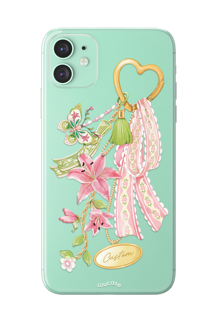 Lily Charm - KLEARLUX™ Special Edition Eden Collection Phone Case | LOUCASE