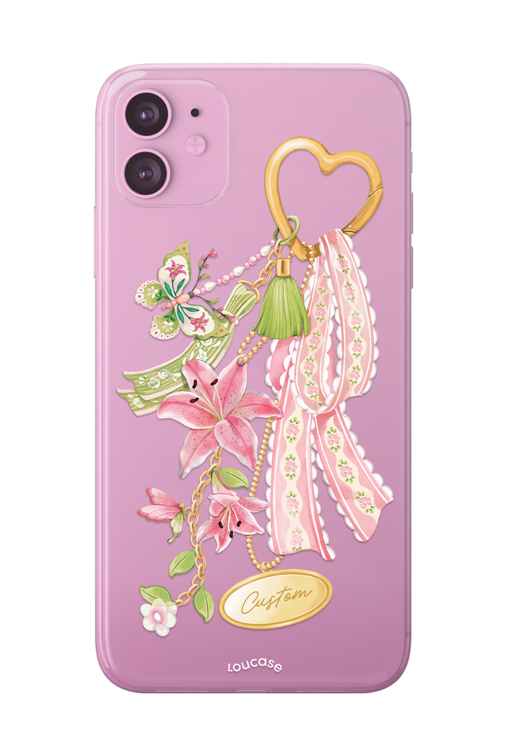 Lily Charm - KLEARLUX™ Special Edition Eden Collection Phone Case | LOUCASE
