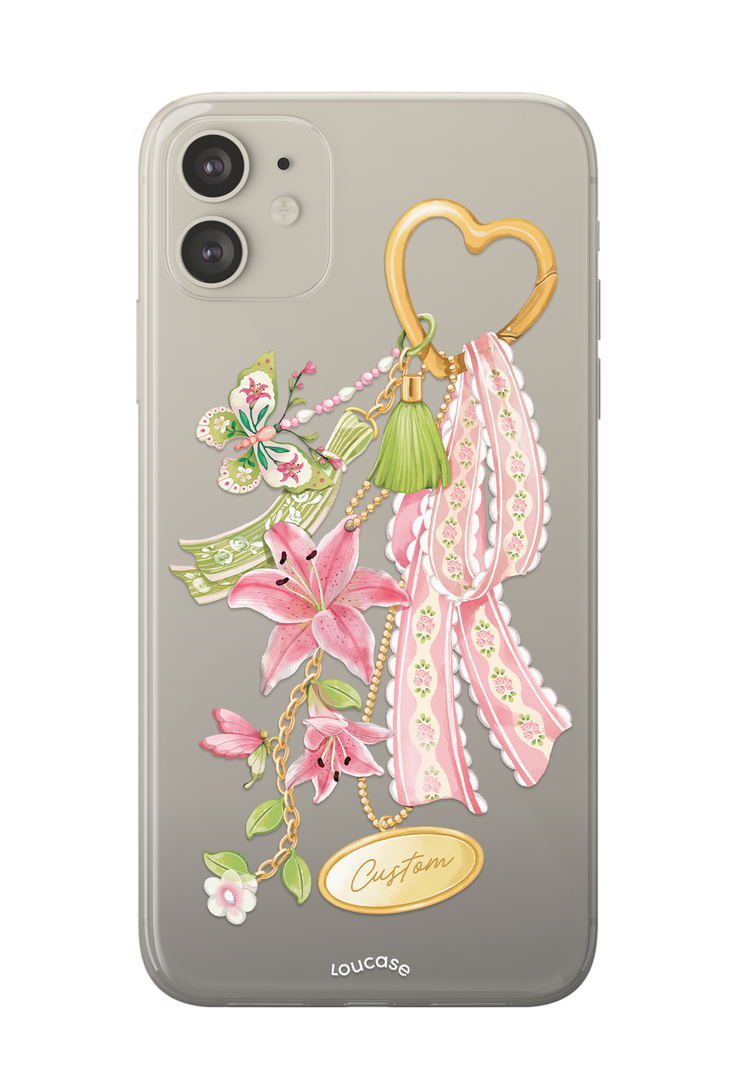 Lily Charm - KLEARLUX™ Special Edition Eden Collection Phone Case | LOUCASE