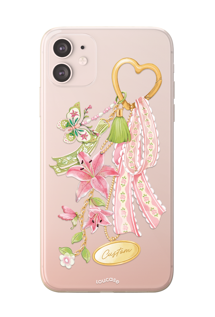 Lily Charm - KLEARLUX™ Special Edition Eden Collection Phone Case | LOUCASE