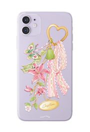Lily Charm - KLEARLUX™ Special Edition Eden Collection Phone Case | LOUCASE