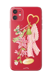 Lily Charm - KLEARLUX™ Special Edition Eden Collection Phone Case | LOUCASE