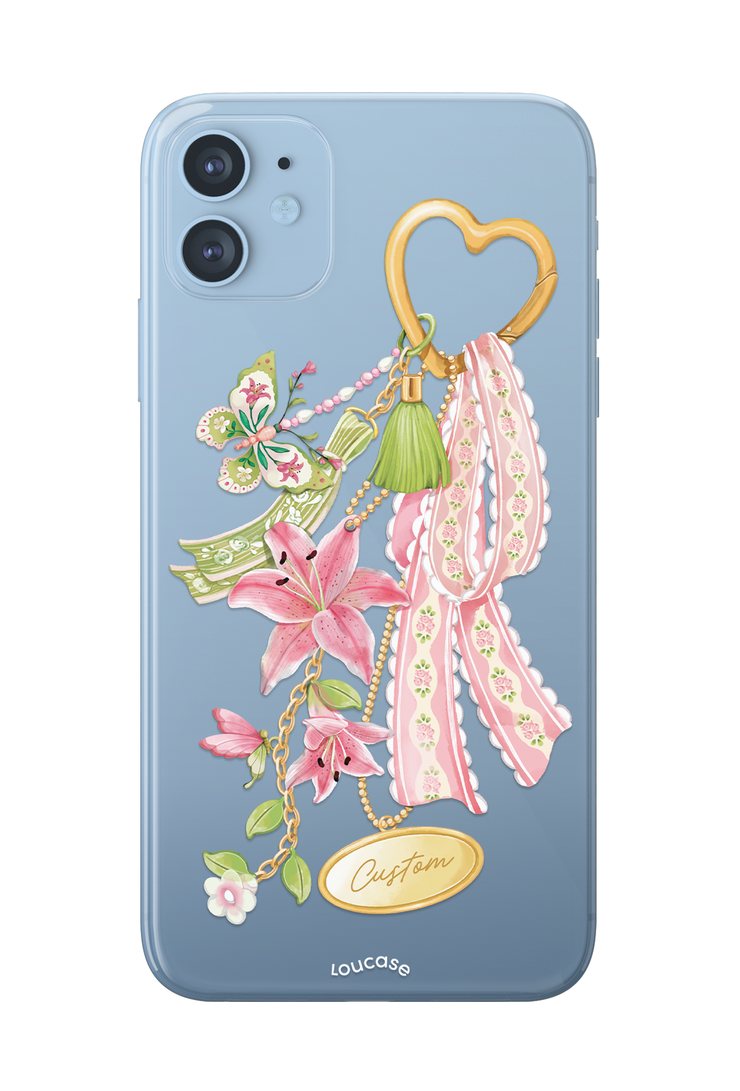 Lily Charm - KLEARLUX™ Special Edition Eden Collection Phone Case | LOUCASE