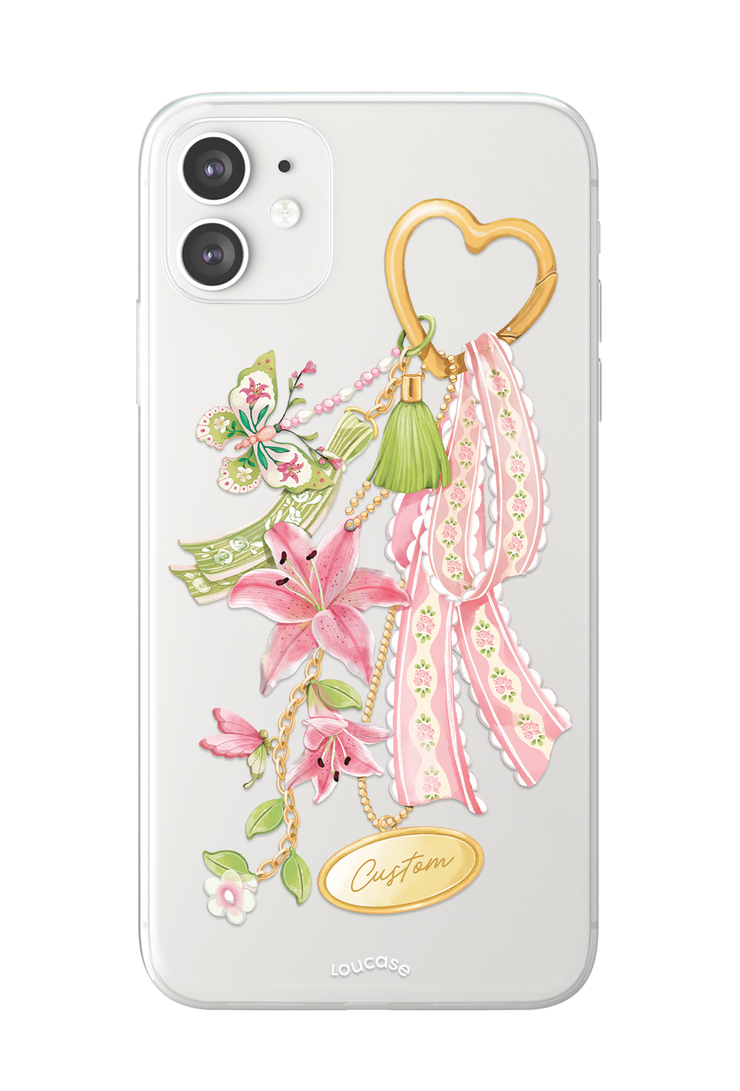 Lily Charm - KLEARLUX™ Special Edition Eden Collection Phone Case | LOUCASE