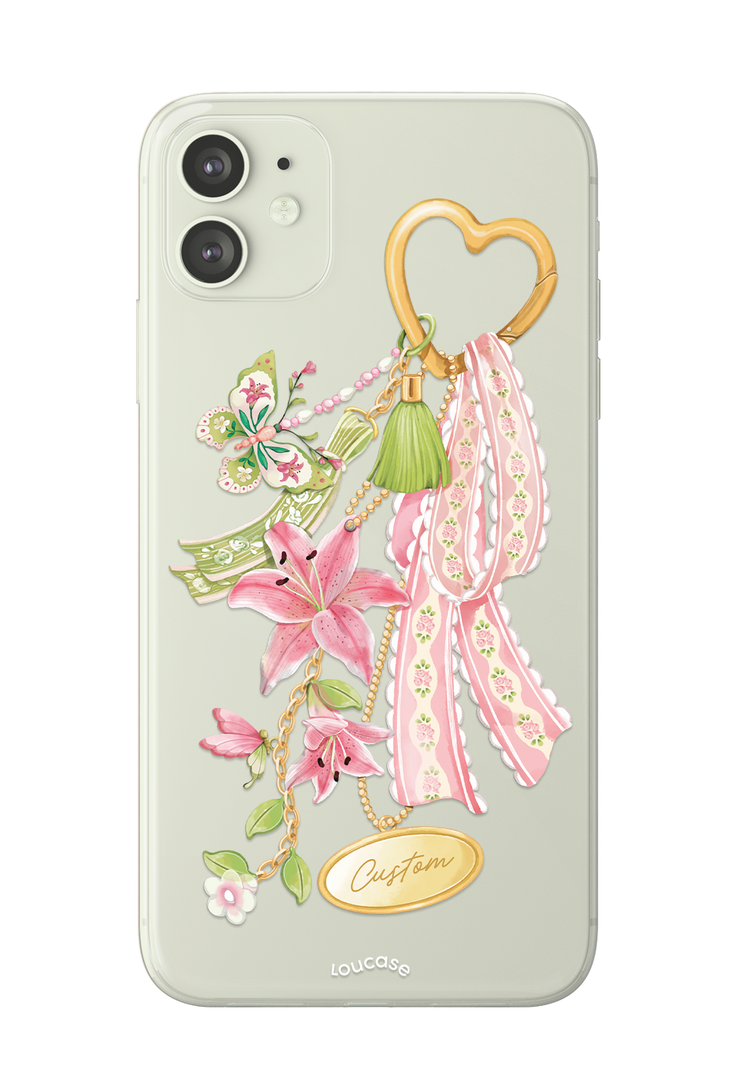Lily Charm - KLEARLUX™ Special Edition Eden Collection Phone Case | LOUCASE
