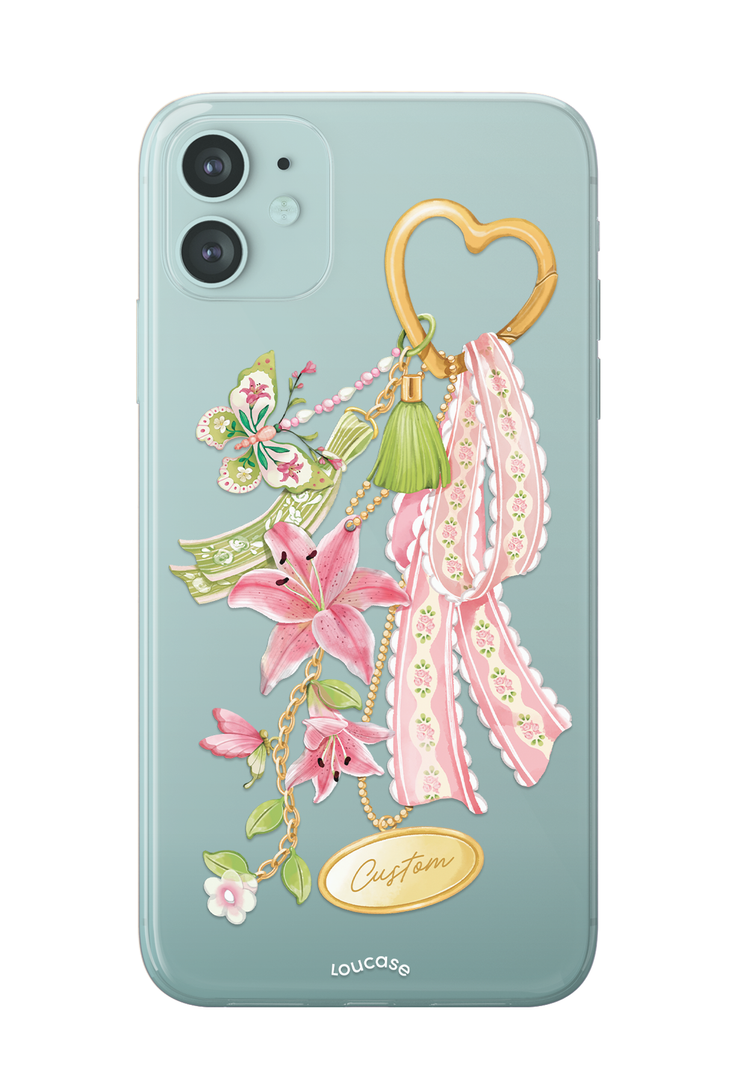 Lily Charm - KLEARLUX™ Special Edition Eden Collection Phone Case | LOUCASE