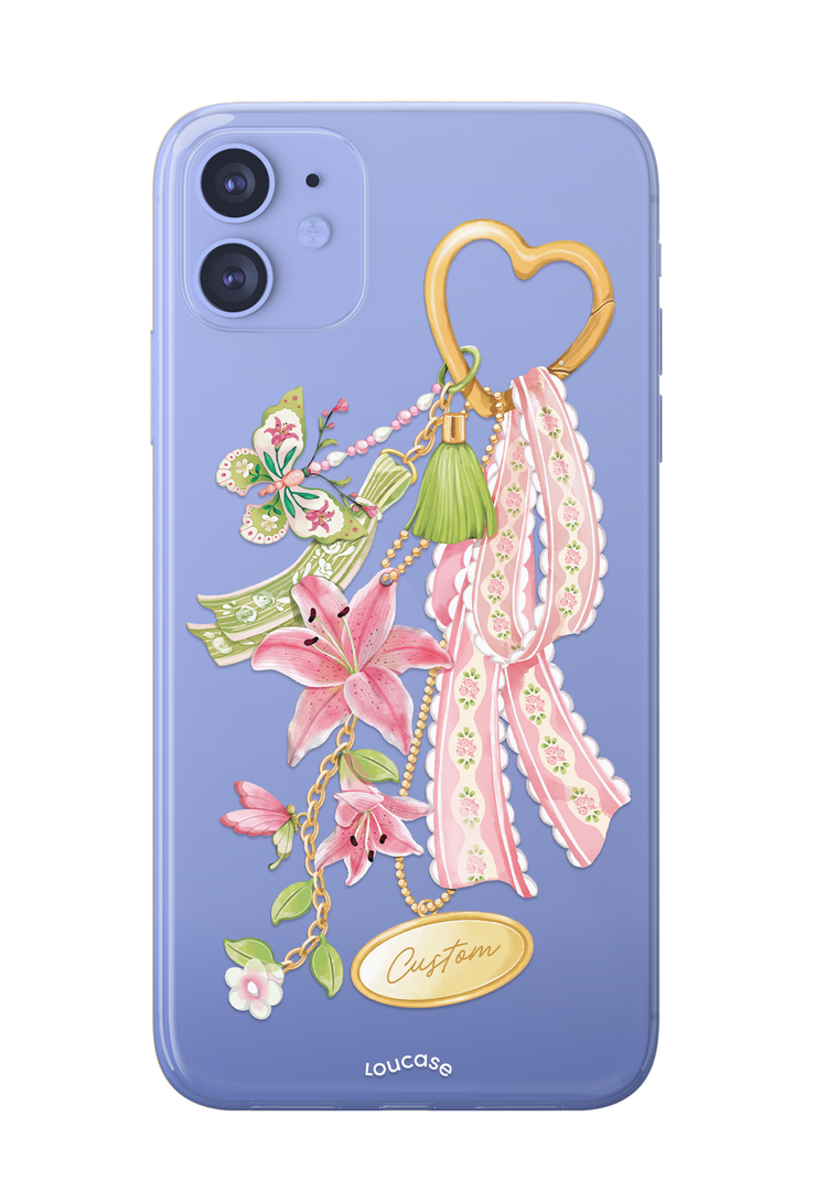 Lily Charm - KLEARLUX™ Special Edition Eden Collection Phone Case | LOUCASE