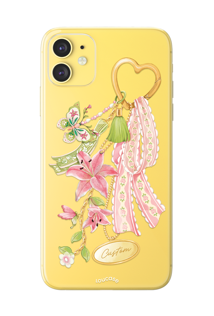 Lily Charm - KLEARLUX™ Special Edition Eden Collection Phone Case | LOUCASE