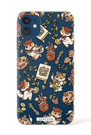 Painter's Kitten - KLEARLUX™ Special Edition Whimsical Collection Phone Case | LOUCASE