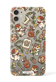 Painter's Kitten - KLEARLUX™ Special Edition Whimsical Collection Phone Case | LOUCASE