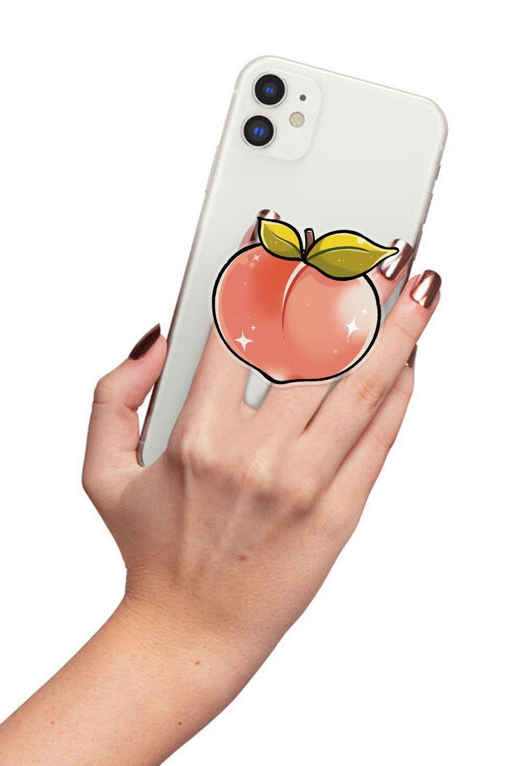 ⁠Peach Plump - GRIPUP™ Limited Edition Tatagaltier x Loucase Phone Case | LOUCASE