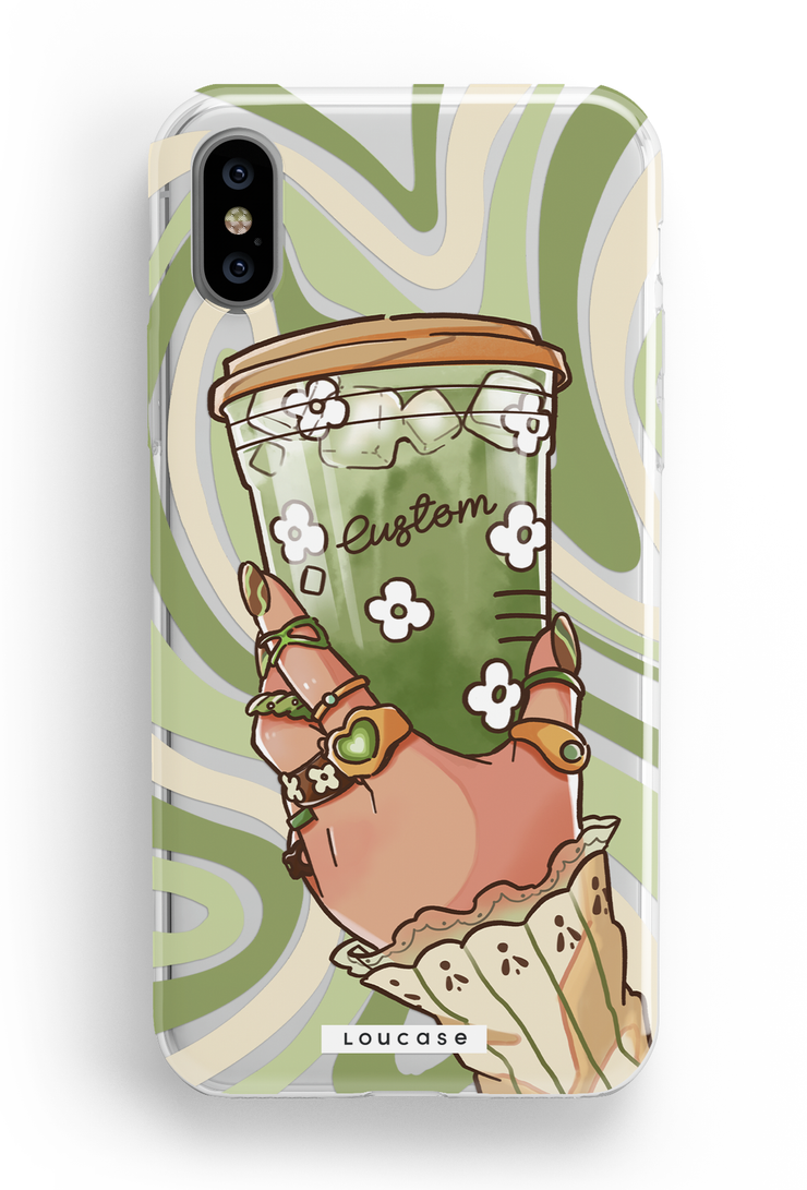 Perfect Matcha - KLEARLUX™ Special Edition Café Soireé Collection Phone Case | LOUCASE