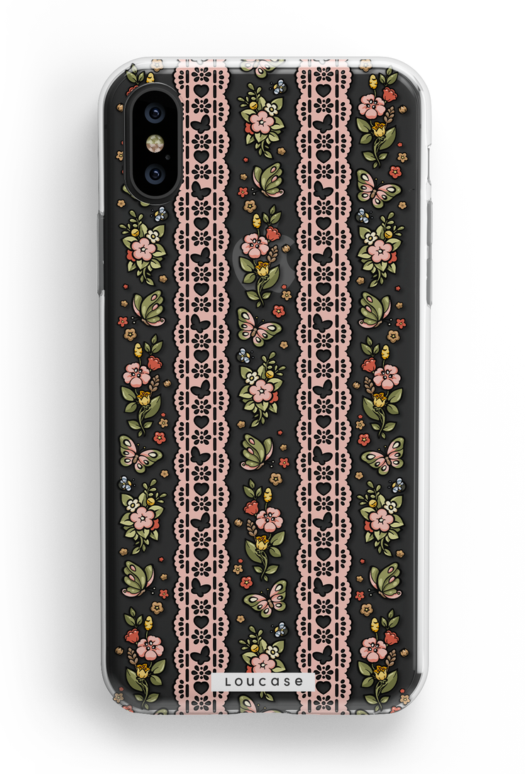 Pink Lace - KLEARLUX™ Special Edition Whimsical Collection Phone Case | LOUCASE