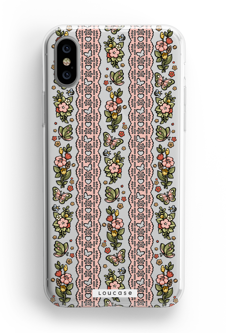 Pink Lace - KLEARLUX™ Special Edition Whimsical Collection Phone Case | LOUCASE