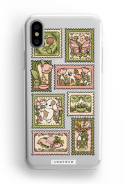 Pink Stamps - KLEARLUX™ Special Edition Whimsical Collection Phone Case | LOUCASE