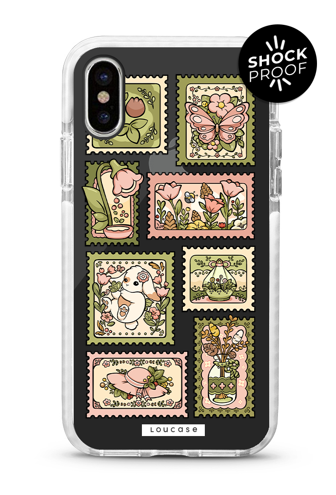 Pink Stamps - PROTECH™ Special Edition Whimsical Collection Phone Case | LOUCASE