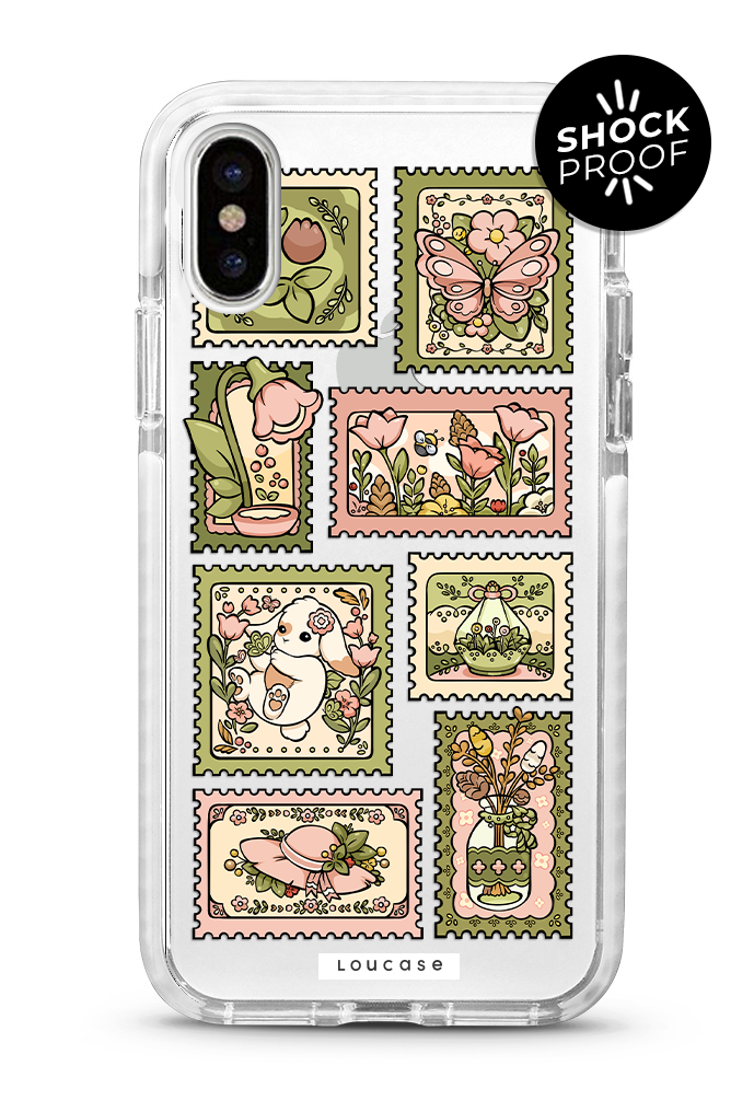 Pink Stamps - PROTECH™ Special Edition Whimsical Collection Phone Case | LOUCASE