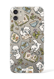 Reader's Kitten - KLEARLUX™ Special Edition Whimsical Collection Phone Case | LOUCASE