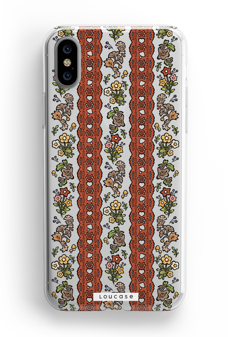 Red Lace - KLEARLUX™ Special Edition Whimsical Collection Phone Case | LOUCASE