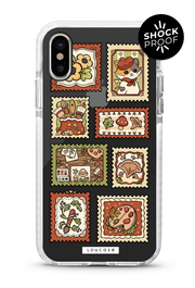 Red Stamps - PROTECH™ Special Edition Whimsical Collection Phone Case | LOUCASE