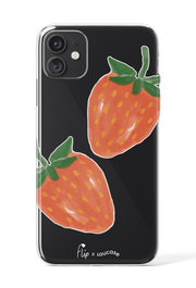 Strawberry Sorbet - KLEARLUX™ Limited Edition Flip x Loucase Phone Case | LOUCASE