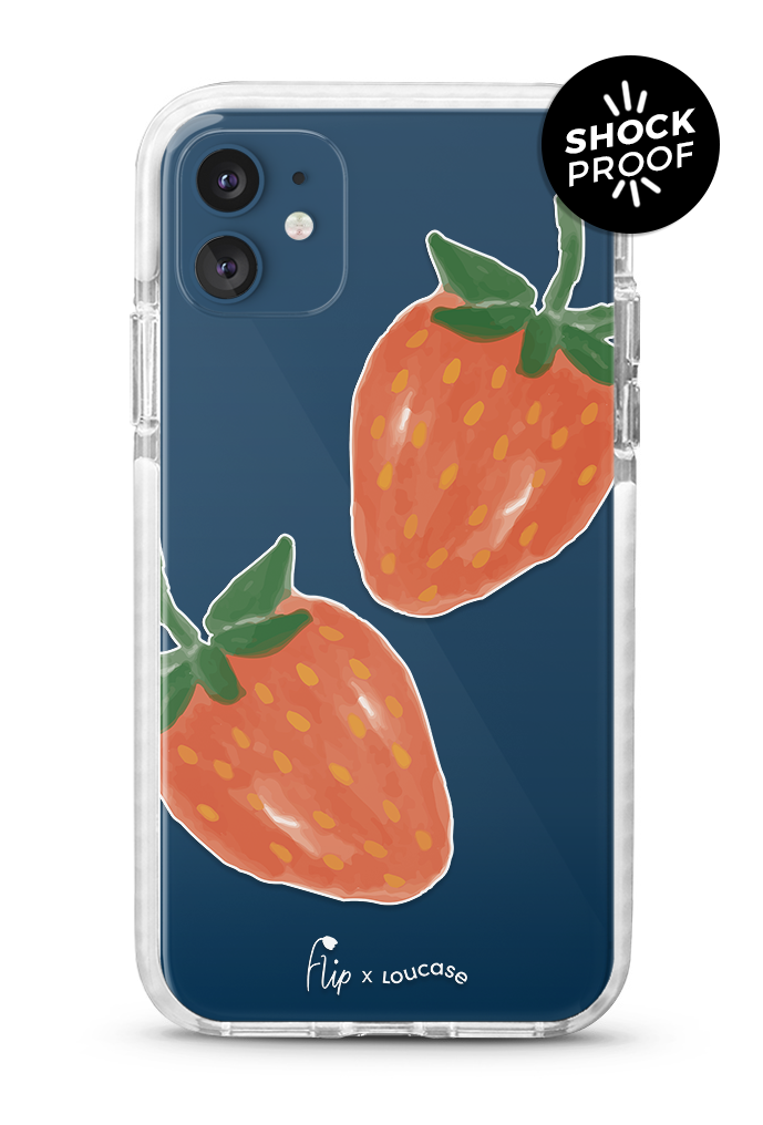 Strawberry Sorbet - PROTECH™ Limited Edition Flip x Loucase Phone Case | LOUCASE