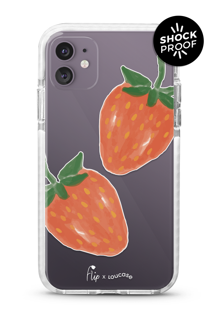 Strawberry Sorbet - PROTECH™ Limited Edition Flip x Loucase Phone Case | LOUCASE